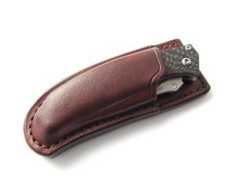 Leather sheath for for Benchmade Griptilian or mini Griptilian