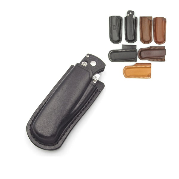 For Benchmade 535 Bugout, Custom Leather Sheath for Benchmade 535 Bugout Folding Knife
