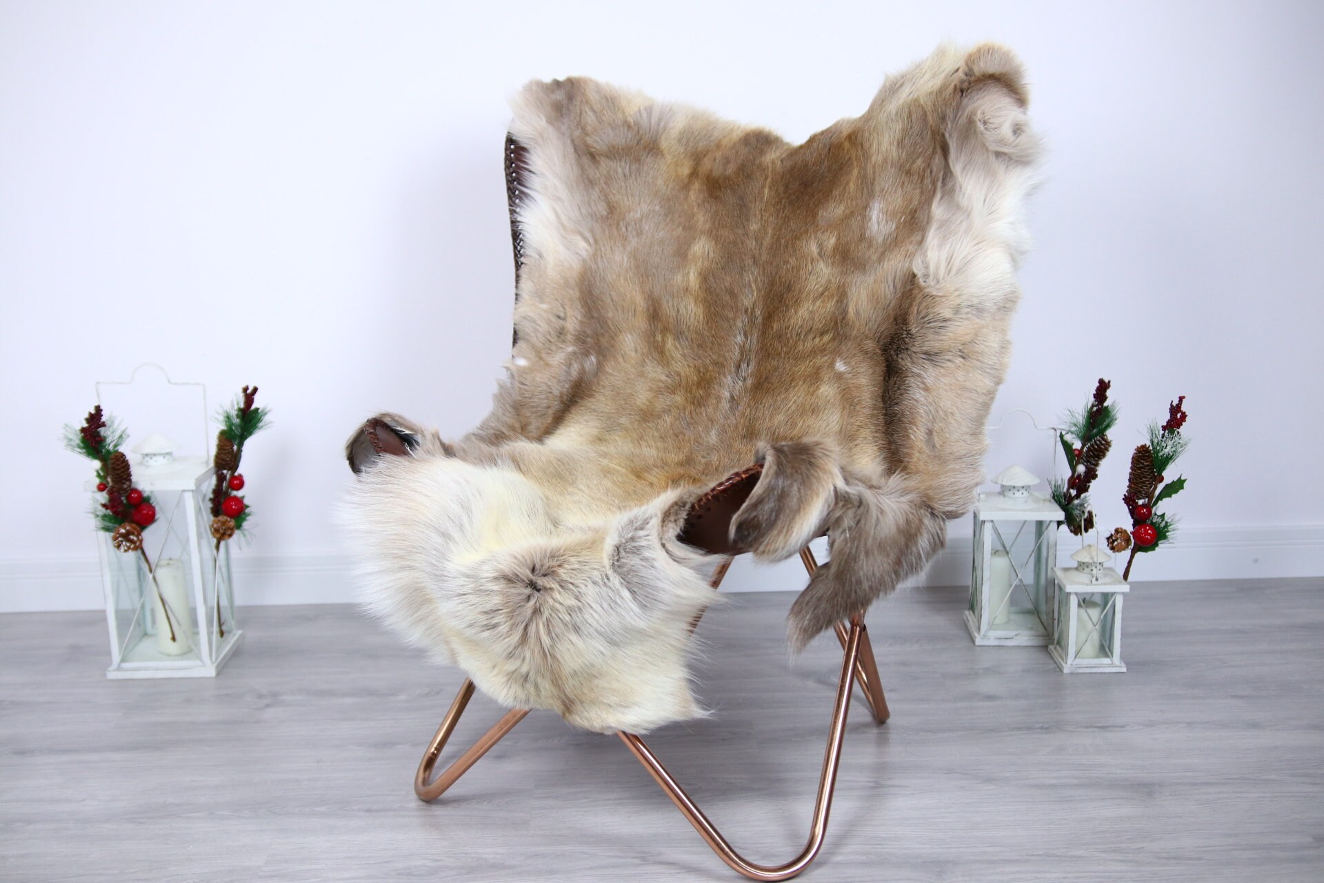 Reindeer Hide Reindeer Rug Reindeer Skin Throw Scandinavian