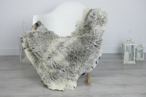 Organic Sheepskin Rug, Real Sheepskin Rug, Gute Sheepskin, Christmas Home Decor, Beige Sheepskin Rug #7her40