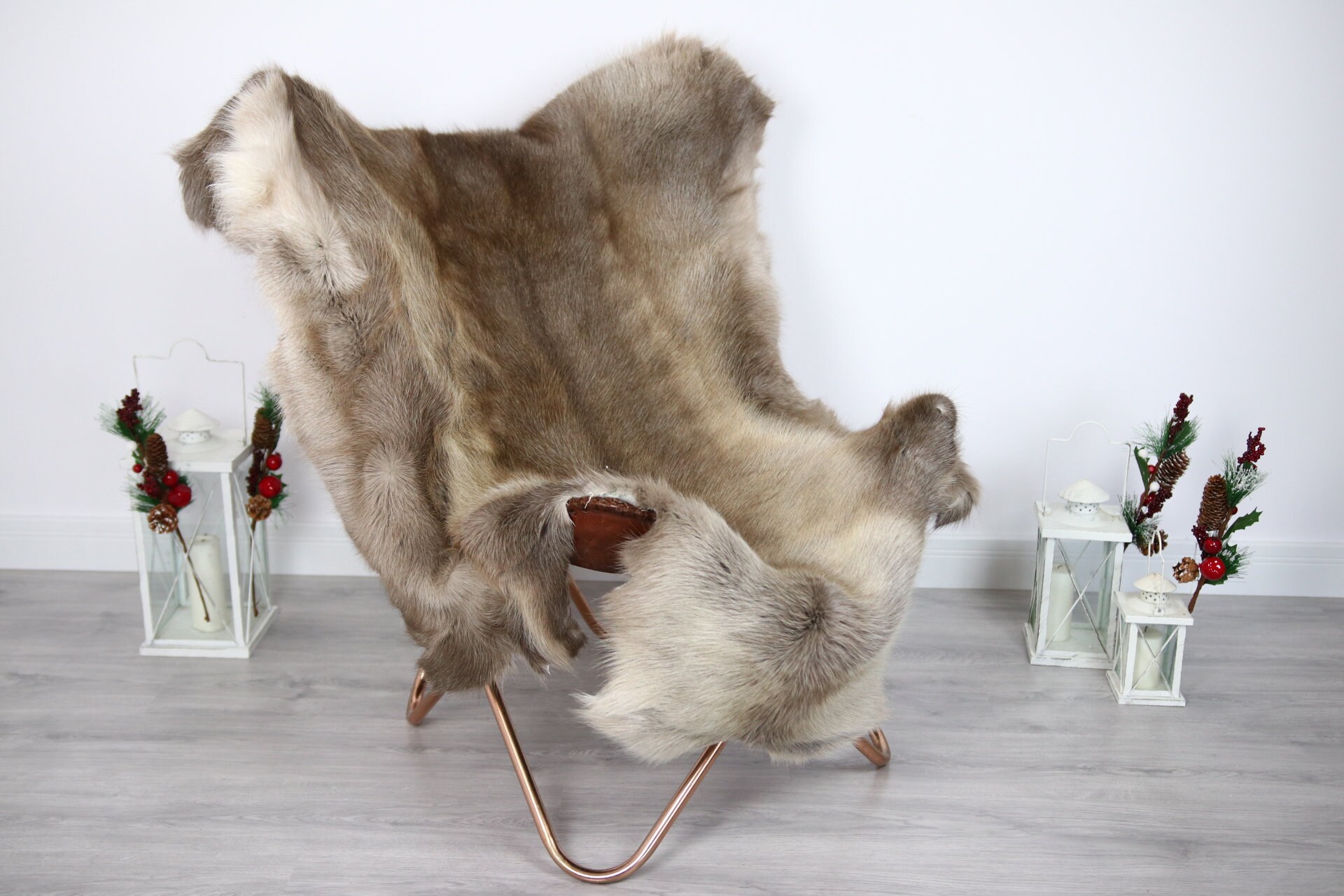 Reindeer Hide Reindeer Rug Reindeer Skin Throw Scandinavian