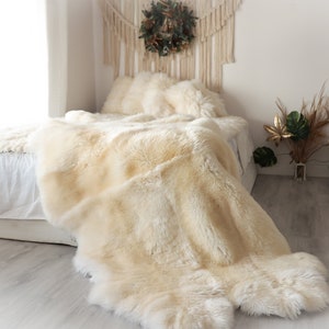 King size sheepskin blanket sale