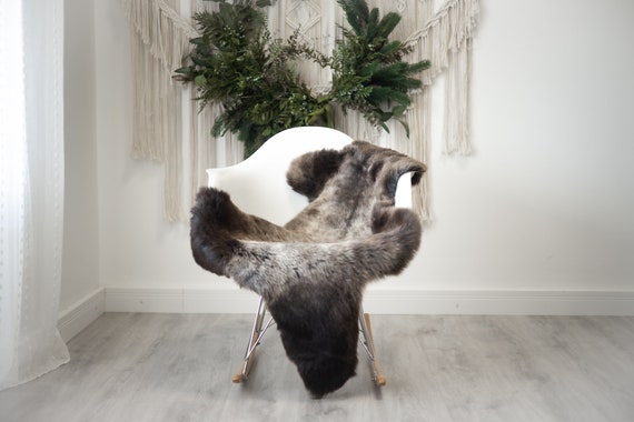 Real Sheepskin Rug Shaggy Rug Chair Cover Scandinavian Home Sheepskin Throw Sheep Skin White Brown Sheepskin Home Decor Rugs #herdwik382