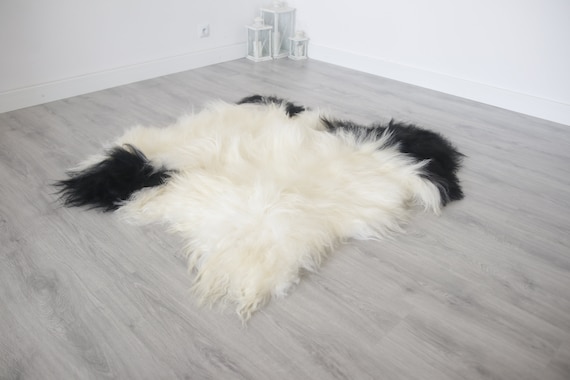 Real Icelandic Double Sheepskin Rug Scandinavian Decor Sofa Sheepskin throw Chair Cover Natural sheep skin rugs blanket fur rug #Islszyt1