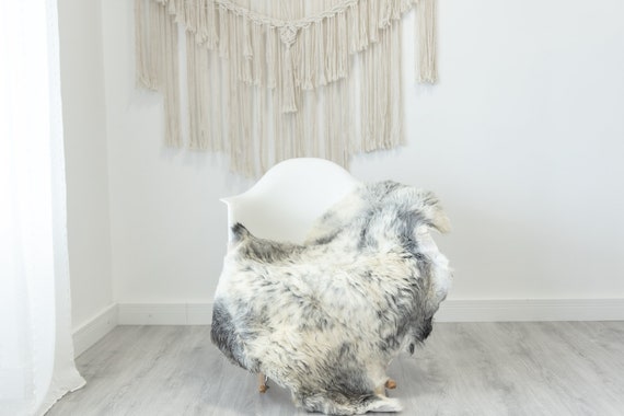 Real Sheepskin Rug Shaggy Rug Chair Cover Sheepskin Throw Sheep Skin White Gray Sheepskin Home Decor Rugs #Gut50