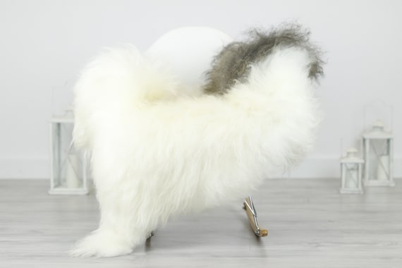 Real Icelandic Sheepskin Rug Scandinavian Decor Sofa Sheepskin throw Chair Cover Natural Sheep Skin Rugs Gray Blanket Fur Rug #Babisl19