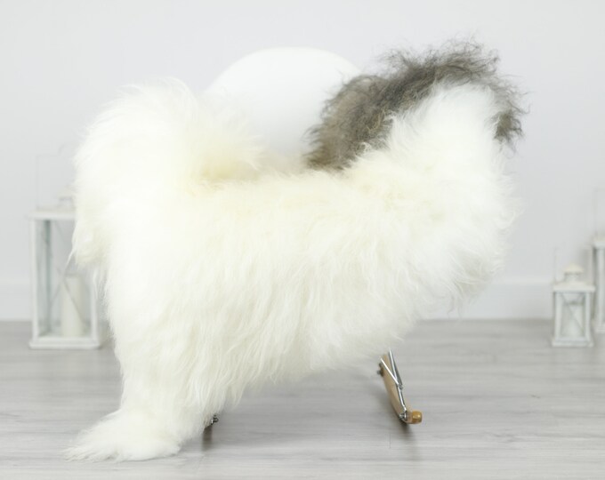 Real Icelandic Sheepskin Rug Scandinavian Decor Sofa Sheepskin throw Chair Cover Natural Sheep Skin Rugs Gray Blanket Fur Rug #Babisl19
