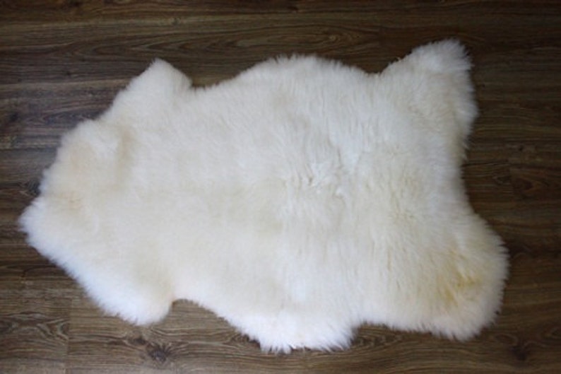ON SALE WOW Genuine Natural Lambskin / Sheepskin Rug Pelt Etsy