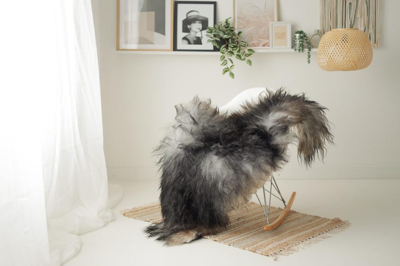 Real Icelandic Sheepskin Rug Scandinavian Decor Sofa Sheepskin Throw