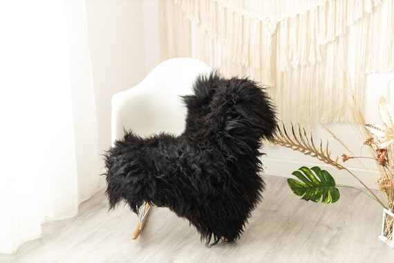 Real Icelandic Sheepskin Rug Scandinavian Decor Sofa Sheepskin throw Chair Cover Natural Sheep Skin Rugs Brown Fur Rug #Urisl7
