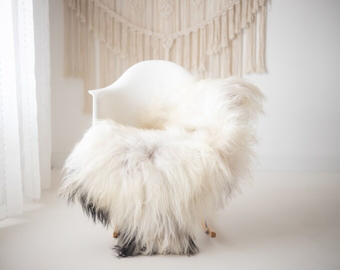 Real Icelandic Sheepskin Rug Scandinavian Home Decor Sofa Sheepskin throw Chair Cover Natural Sheep Skin Rugs Ivory #Iceland799