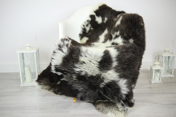 Sheepskin Rug | Real Sheepskin Rug | Shaggy Rug | Chair Cover | Sheepskin Throw | Brown Beige Sheepskin | Home Decor | #JAC23