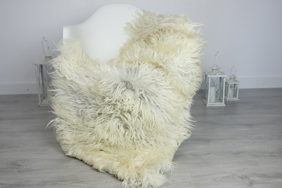 Organic Sheepskin Rug, Real Sheepskin Rug, Gute Sheepskin, Christmas Home Decor, Beige Sheepskin Rug #7her39