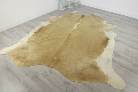 Premium Quality Giant XXXL Cowhide | Real Cowhide Rug | Sand Cowhide | #COW2