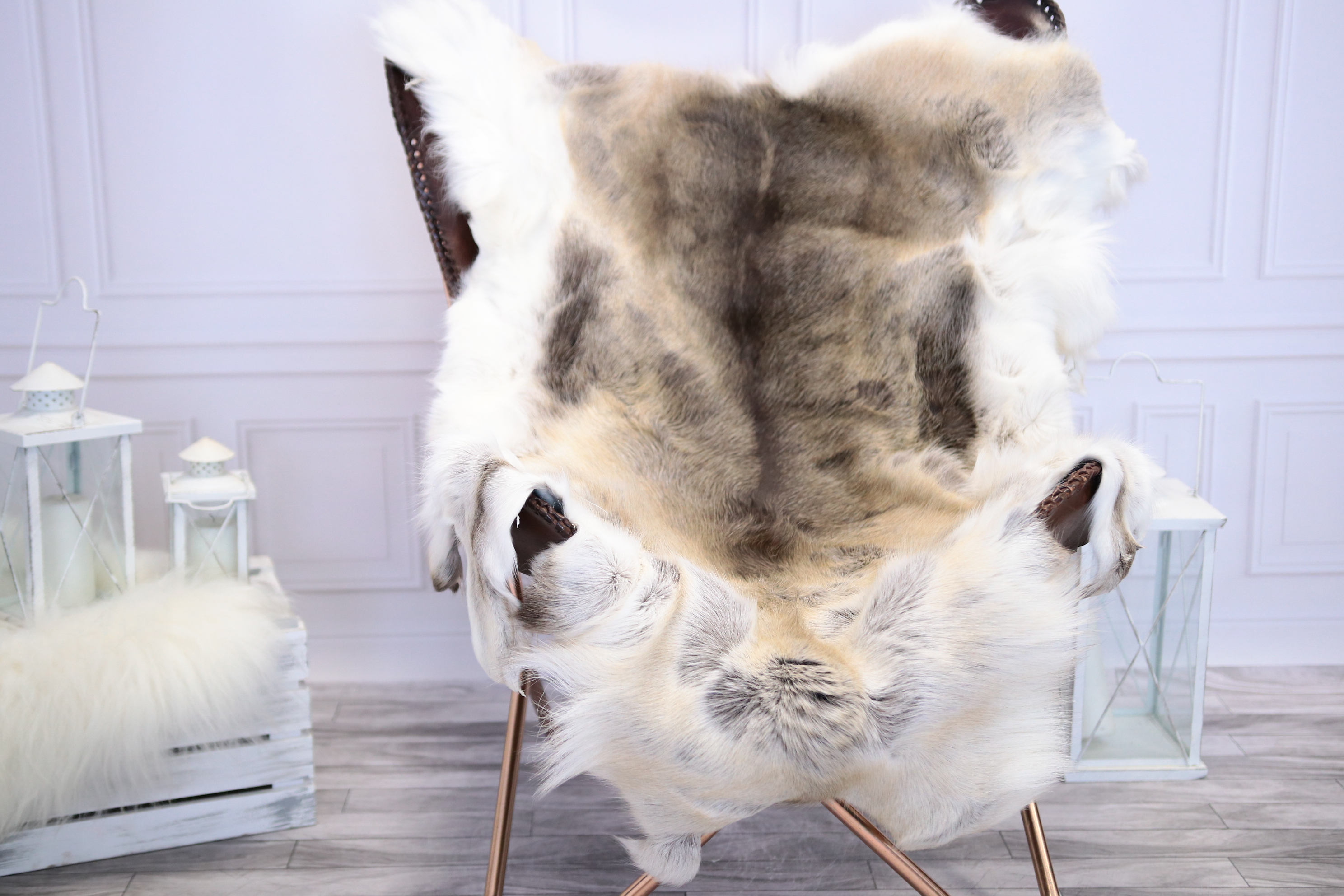 Reindeer Hide Reindeer Rug Reindeer Skin Throw XXXL GIANT