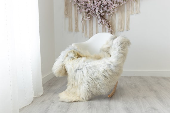 Real Sheepskin Rug Shaggy Rug Chair Cover Scandinavian Home Sheepskin Throw Sheep Skin White Gray Sheepskin Home Decor Rugs #herdwik220