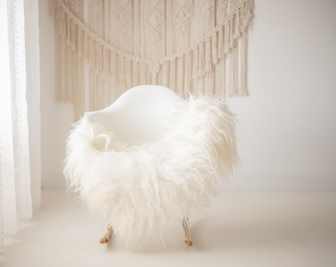 Real Icelandic Sheepskin Rug Scandinavian Decor Sofa Sheepskin throw Chair Cover Natural Sheep Skin Rugs Blanket Brown Ivory #Iceland719