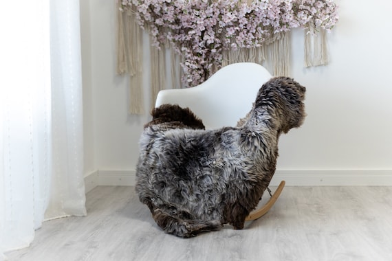 Real Sheepskin Rug Shaggy Rug Chair Cover Scandinavian Home Sheepskin Throw Sheep Skin White Brown Sheepskin Home Decor Rugs #herdwik131