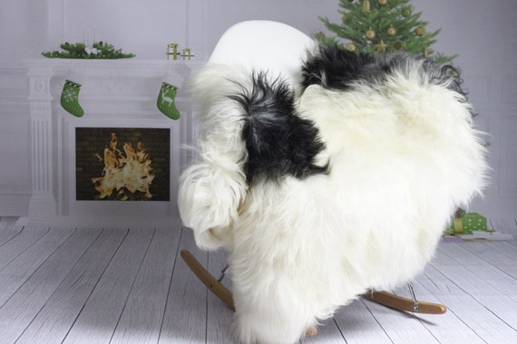 Icelandic Sheepskin | Real Sheepskin Rug | Christmas Home | White Sheepskin | Christmas Decor | XXL EXTRA LARGE | #Islzim59