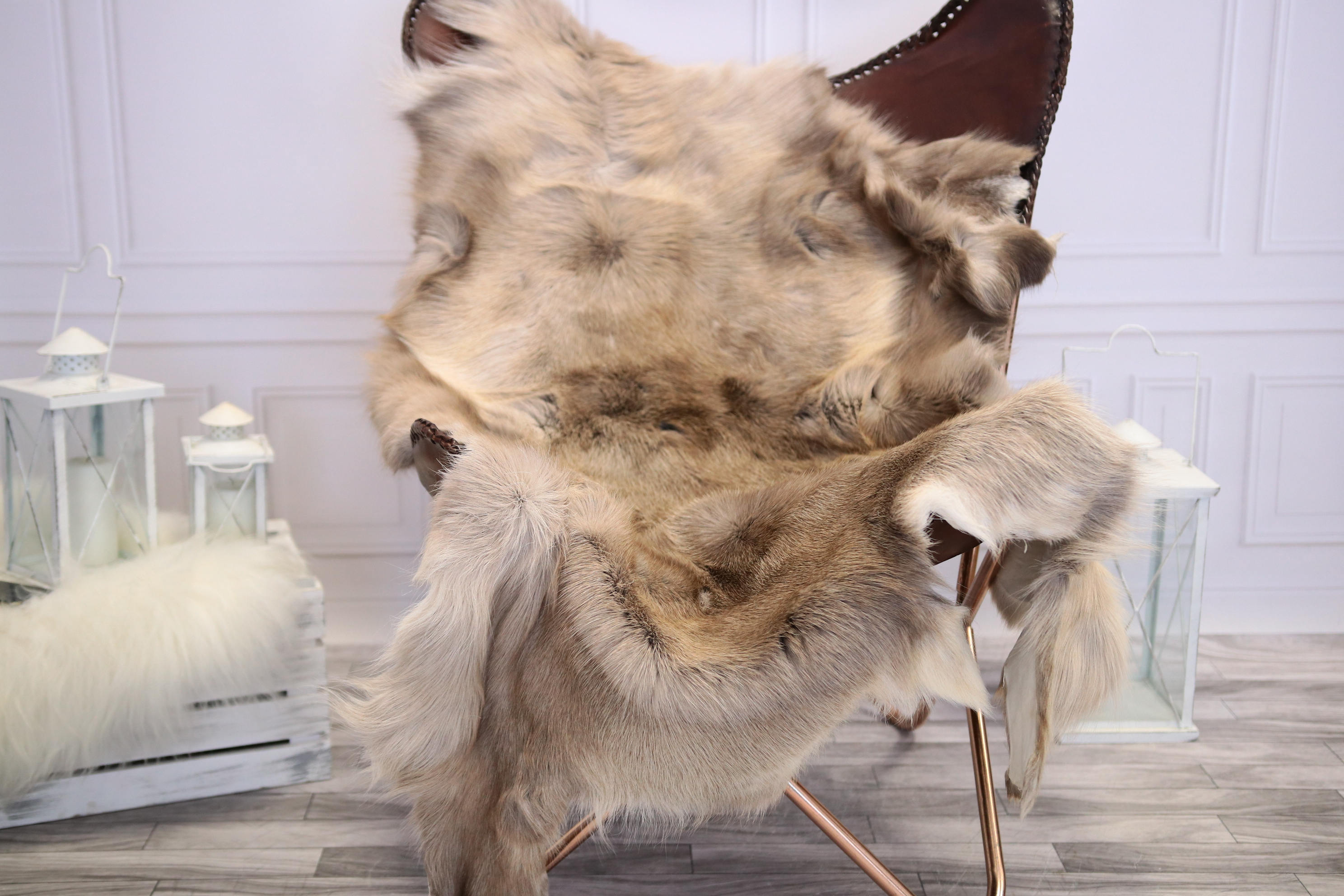 Reindeer Hide Reindeer Rug Reindeer Skin Throw XL LARGE