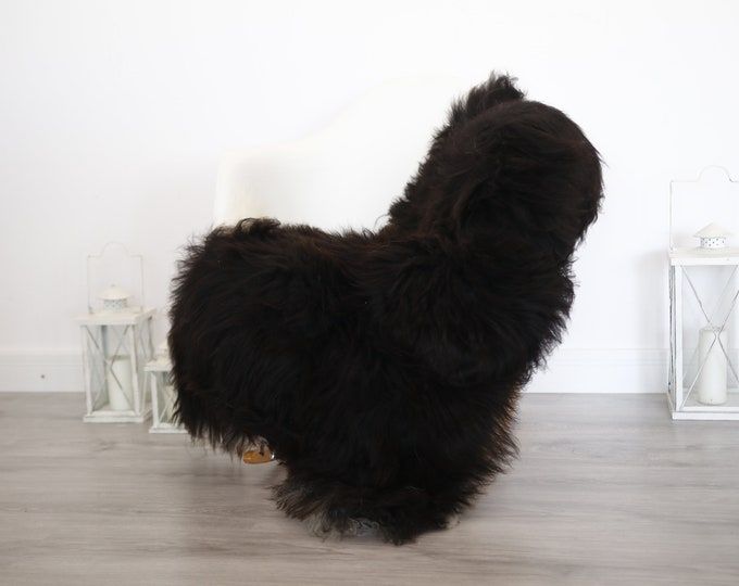 Real Icelandic Sheepskin Rug Scandinavian Decor Sofa Sheepskin throw Chair Cover Natural Sheep Skin Rugs Brown Blanket Fur Rug #5is4