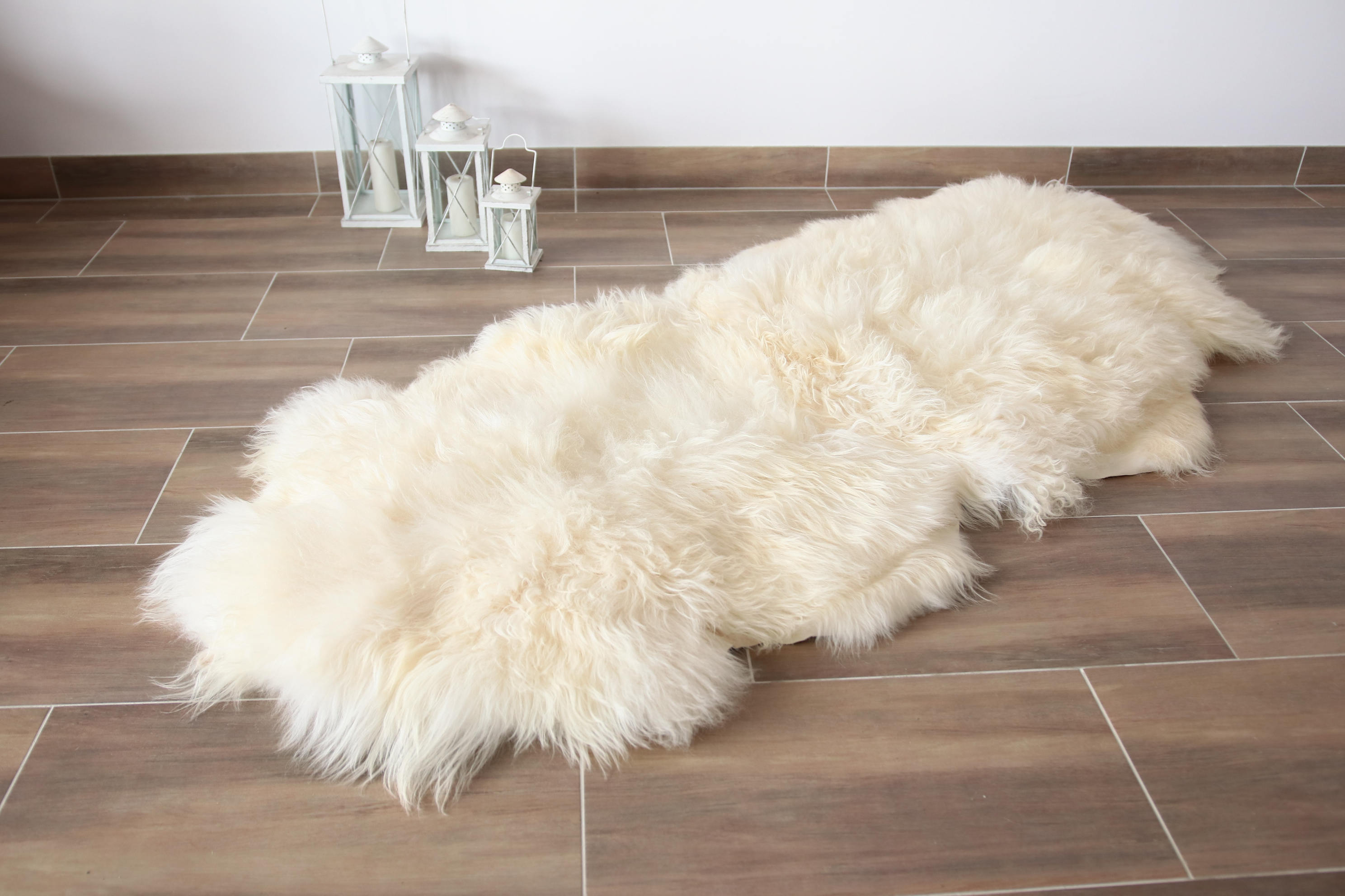 Genuine Double Sheepskin Rug Creamy White Large Sheepskin Rug Christmas