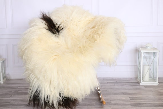 Icelandic Sheepskin | Real Sheepskin Rug | CHRISTMAS DECOR | Sheepskin Rug Beige Brown | Fur Rug | Homedecor #LISISL31