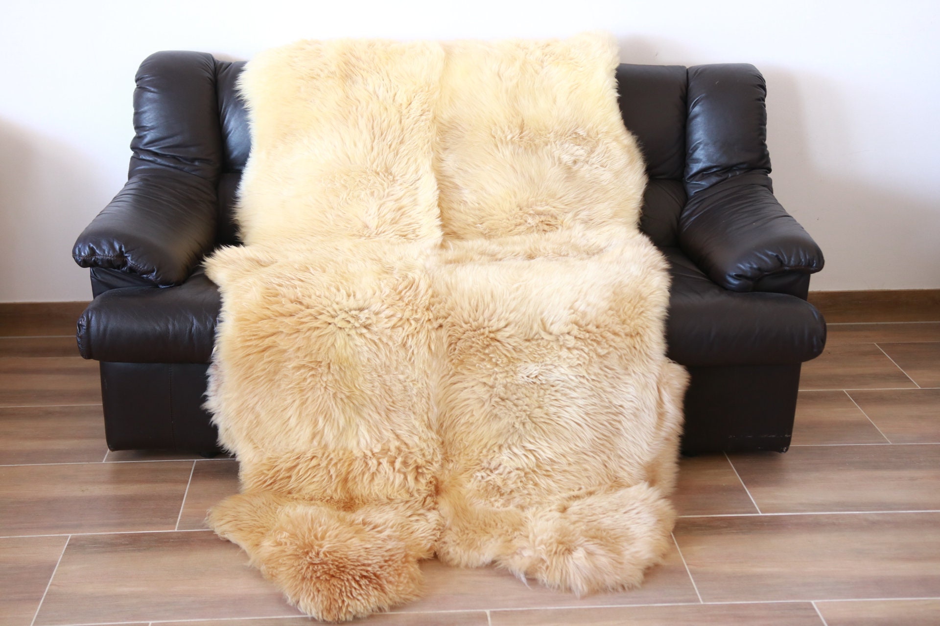 Quatro Sheepskin Rug Long Rug Shaggy Rug Chair Cover Area