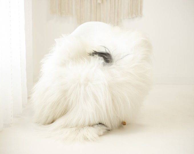 Real Icelandic Sheepskin Rug Scandinavian Home Decor Sofa Sheepskin throw Chair Cover Natural Sheep Skin Rugs Ivory Gray #Iceland1197