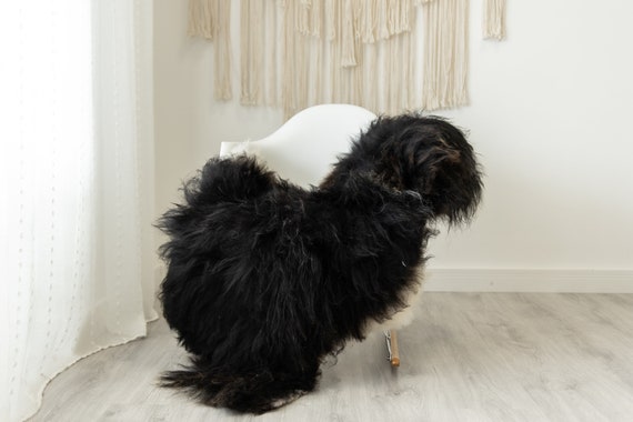 Real Icelandic Sheepskin Rug Scandinavian Home Decor Sofa Sheepskin throw Chair Cover Natural Sheep Skin Rugs Brown Gray #Iceland496