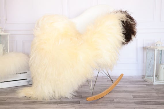Icelandic Sheepskin | Real Sheepskin Rug | Ivory Sheepskin Rug | Fur Rug |Scandinavian dedcor | #JANISL67