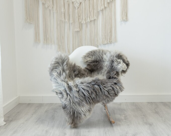 Real Sheepskin Rug Shaggy Rug Chair Cover Scandinavian Home Sheepskin Throw Sheep Skin White Gray Sheepskin Home Decor Rugs #Gut57