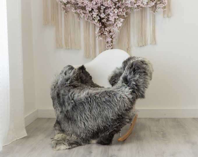 Real Sheepskin Rug Shaggy Rug Chair Cover Sheepskin Throw Sheep Skin Ivory Gray Sheepskin Home Decor Rugs #Gut37