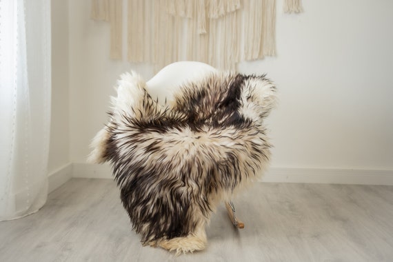 Real Sheepskin Rug Shaggy Rug Chair Cover Scandinavian Home Sheepskin Throw Sheep Skin Sheepskin Home Decor Rugs #herdwik338
