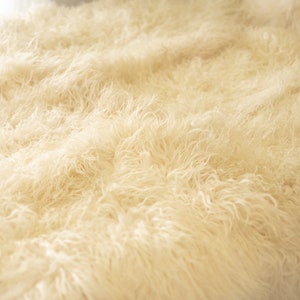 Rare Curly Natural Icelandic Ivory Rug Sheepskin Rug, Giant Sheepskin Rug, Large Sheepskin Rug, Sheepskin throw Sheep Skin #Cszyt6