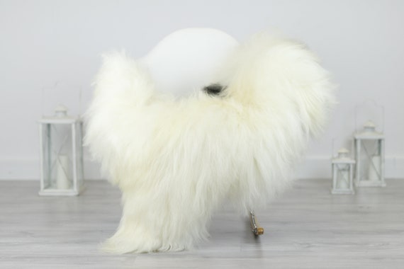 Real Icelandic Sheepskin Rug Scandinavian Decor Sofa Sheepskin throw Chair Cover Natural Sheep Skin Rugs Ivory Blanket Fur Rug #Babisl27