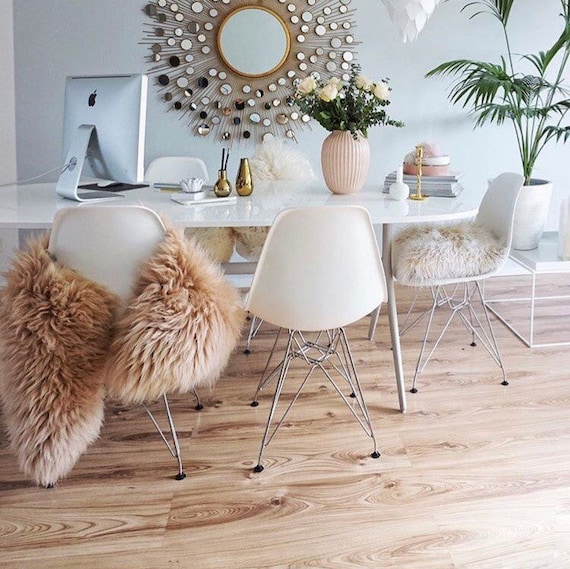 Champagne Pink Sheepskin | Sheepskin Rug | pale pink | Sheepskin | Nursery decoration | Pale Pink Throw | Rose Gold Sheepskin