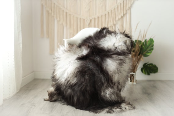 Real Icelandic Sheepskin Rug Scandinavian Decor Sofa Sheepskin throw Chair Cover Natural Sheep Skin Rugs Brown Gray Fur Rug #Urisl23