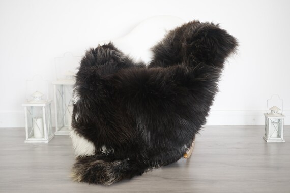 Real Sheepskin Rug Shaggy Rug Chair Cover Sheepskin Throw Sheep Skin Brown White Sheepskin Home Decor Rugs #6her50
