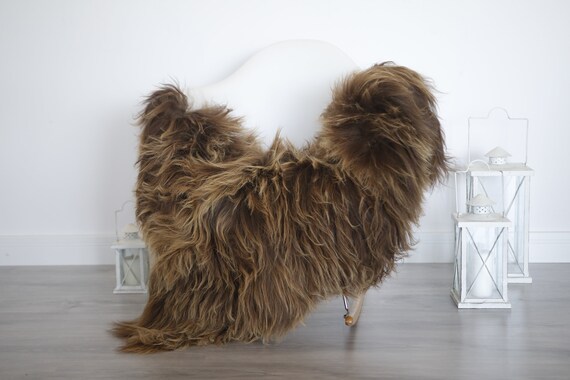 Real Icelandic Sheepskin Rug Scandinavian Decor Sofa Sheepskin throw Chair Cover Natural Sheep Skin Rugs Gray Blanket Fur Rug #isleb8