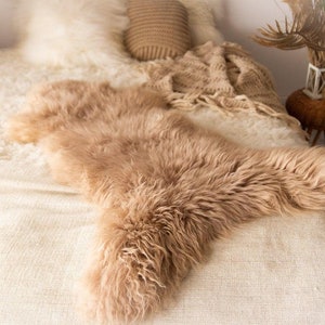 Real Sheepskin Rug White Pink Purple Orange Yellow Red Indigo Turquoise Blue Champagne Green Gray Grey