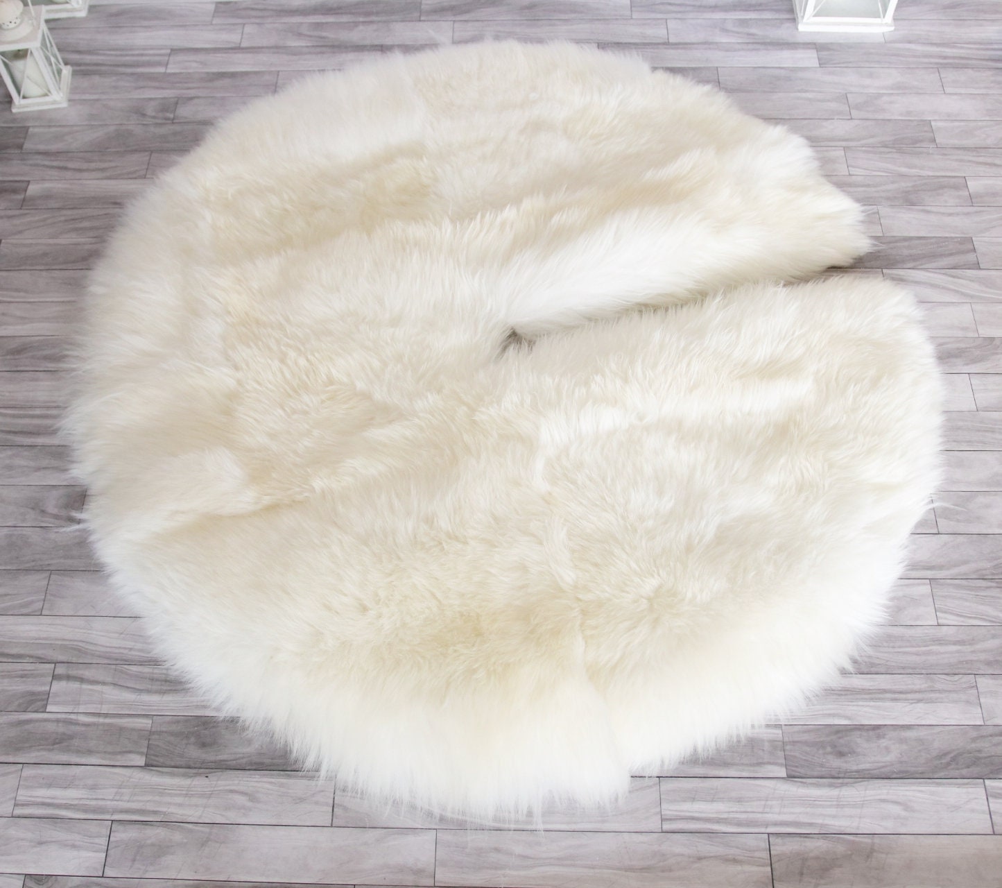 Real Sheepskin Rug Genuine Rare Gotland Sheepskin Rus Curly Fur Rug Scandinavian Sheep Skin White Sheepskin Bohgot12