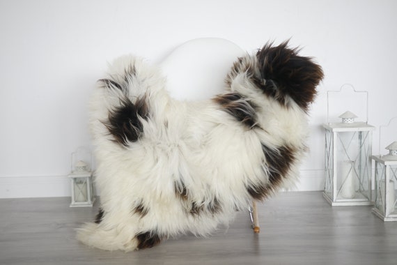 Real Sheepskin Rug Shaggy Rug Chair Cover Sheepskin Throw Sheep Skin White Brown Sheepskin Home Decor Rugs #6her17
