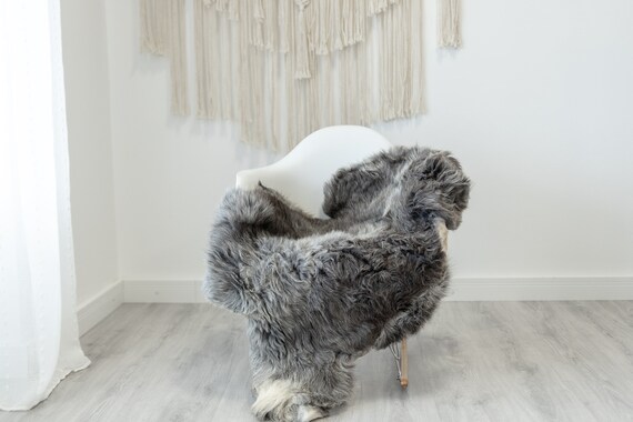 Real Sheepskin Rug Shaggy Rug Chair Cover Sheepskin Throw Sheep Skin White Gray Sheepskin Home Decor Rugs #Gut53