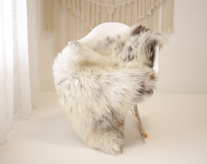 Real Sheepskin Rug Shaggy Rug Chair Cover Scandinavian Home Sheepskin Throw Sheep Skin Ivory Brown Sheepskin Home Decor Rugs #herdwik913