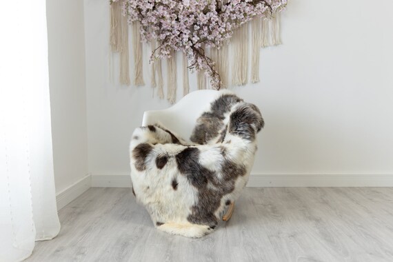 Real Sheepskin Rug Shaggy Rug Chair Cover Scandinavian Home Sheepskin Throw Sheep Skin White Brown Sheepskin Home Decor Rugs #herdwik213
