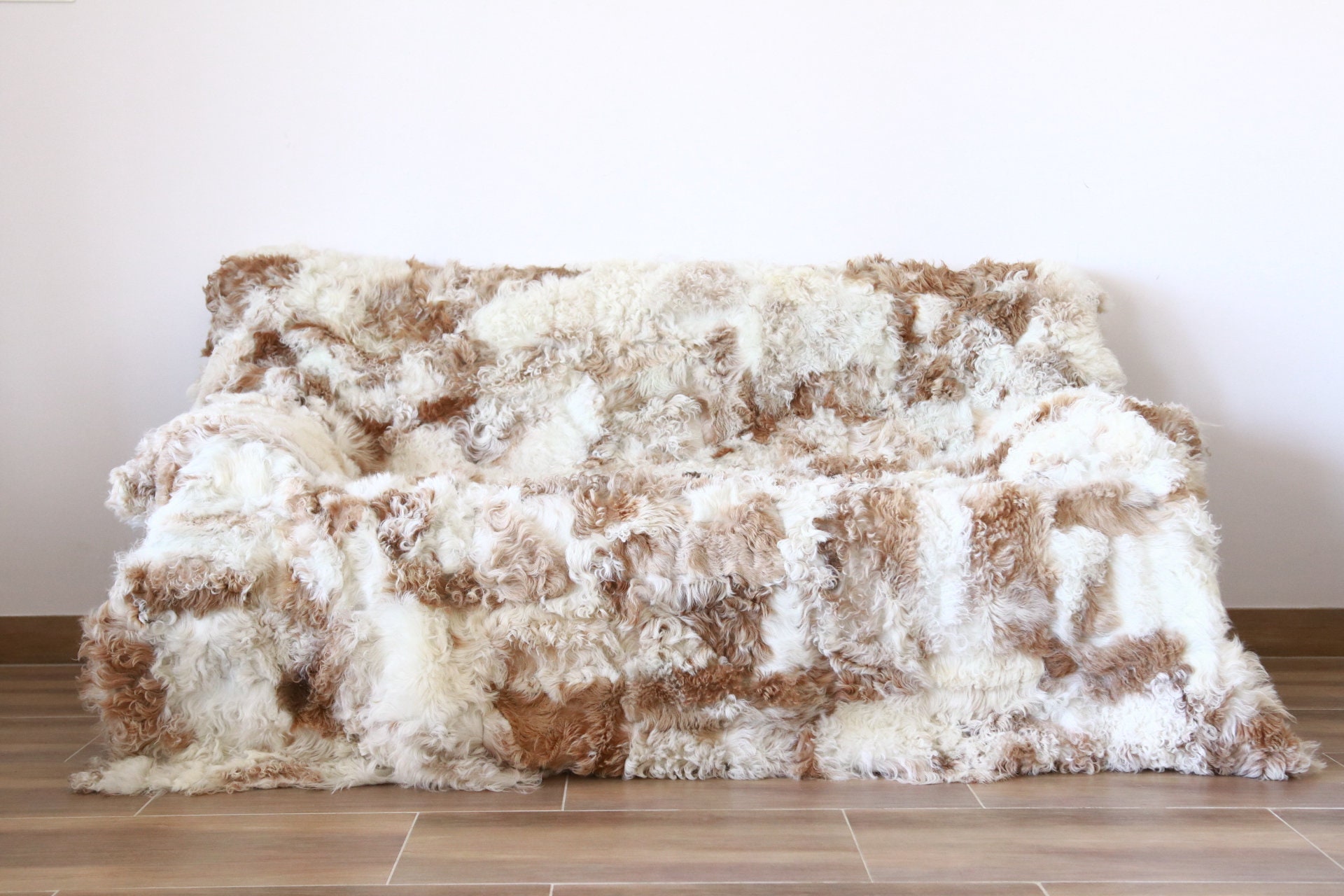 Luxurious Gotland Sheepskin Real Fur Throw Real Fur Blanket