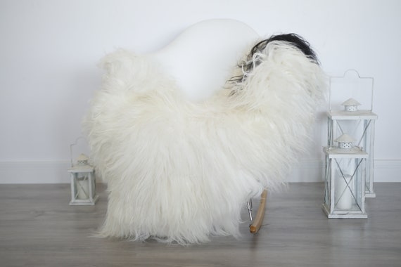Real Icelandic Sheepskin Rug Scandinavian Decor Sofa Sheepskin throw Chair Cover Natural Sheep Skin Rugs White Blanket Fur Rug #isleb17