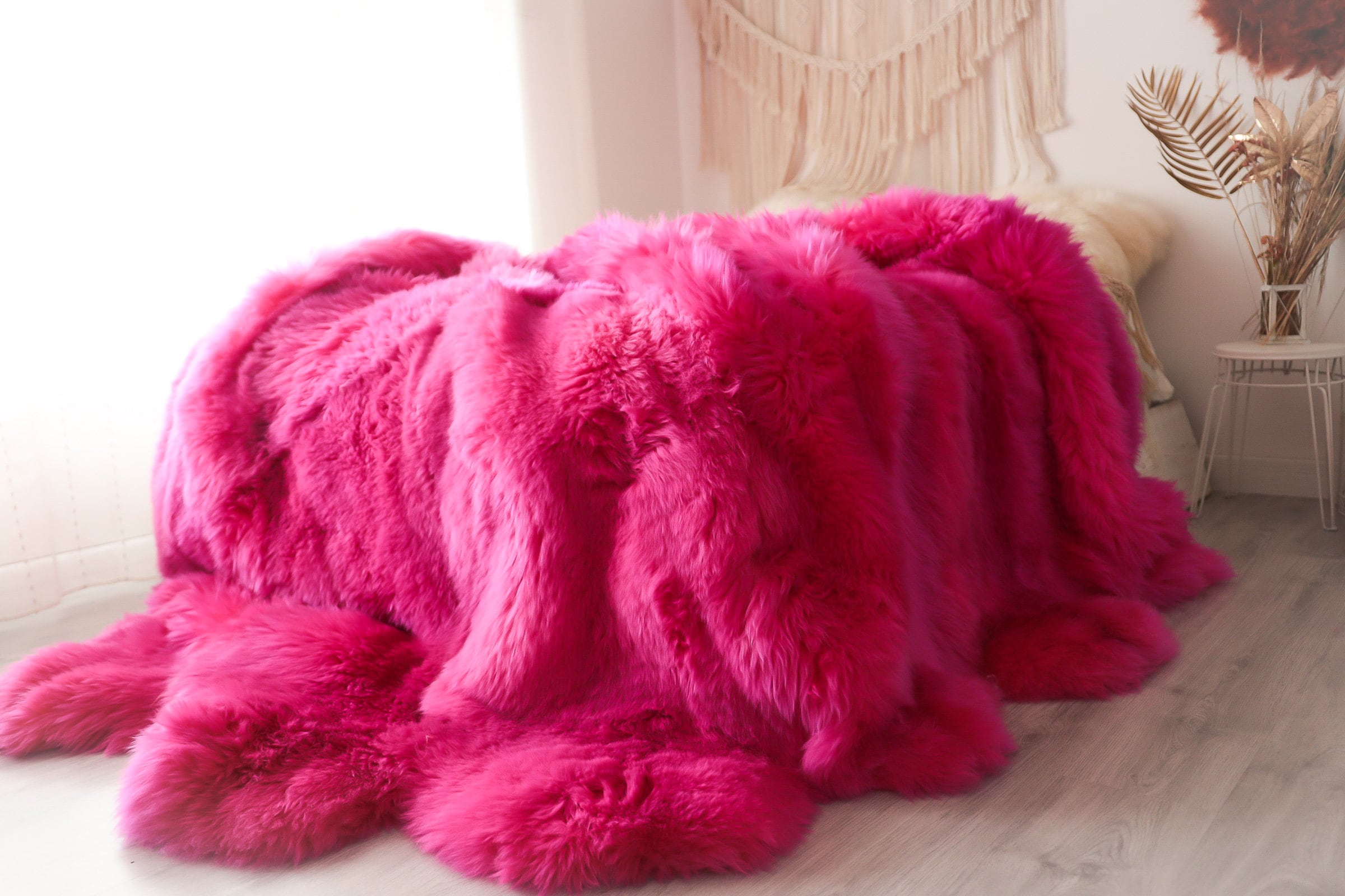 Fur Blanket-Pink Fur Blanket-Pink