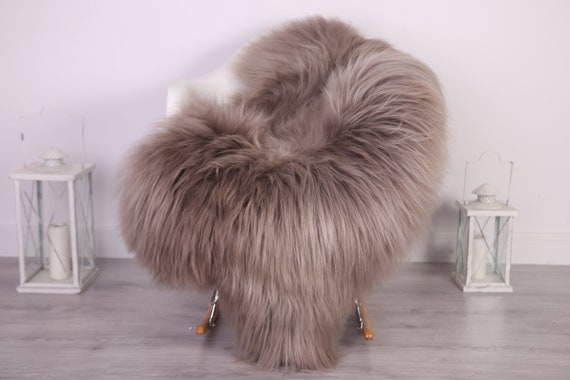 Real Icelandic Sheepskin Rug Ash Blonde Christmas Decor Scandivavian Home